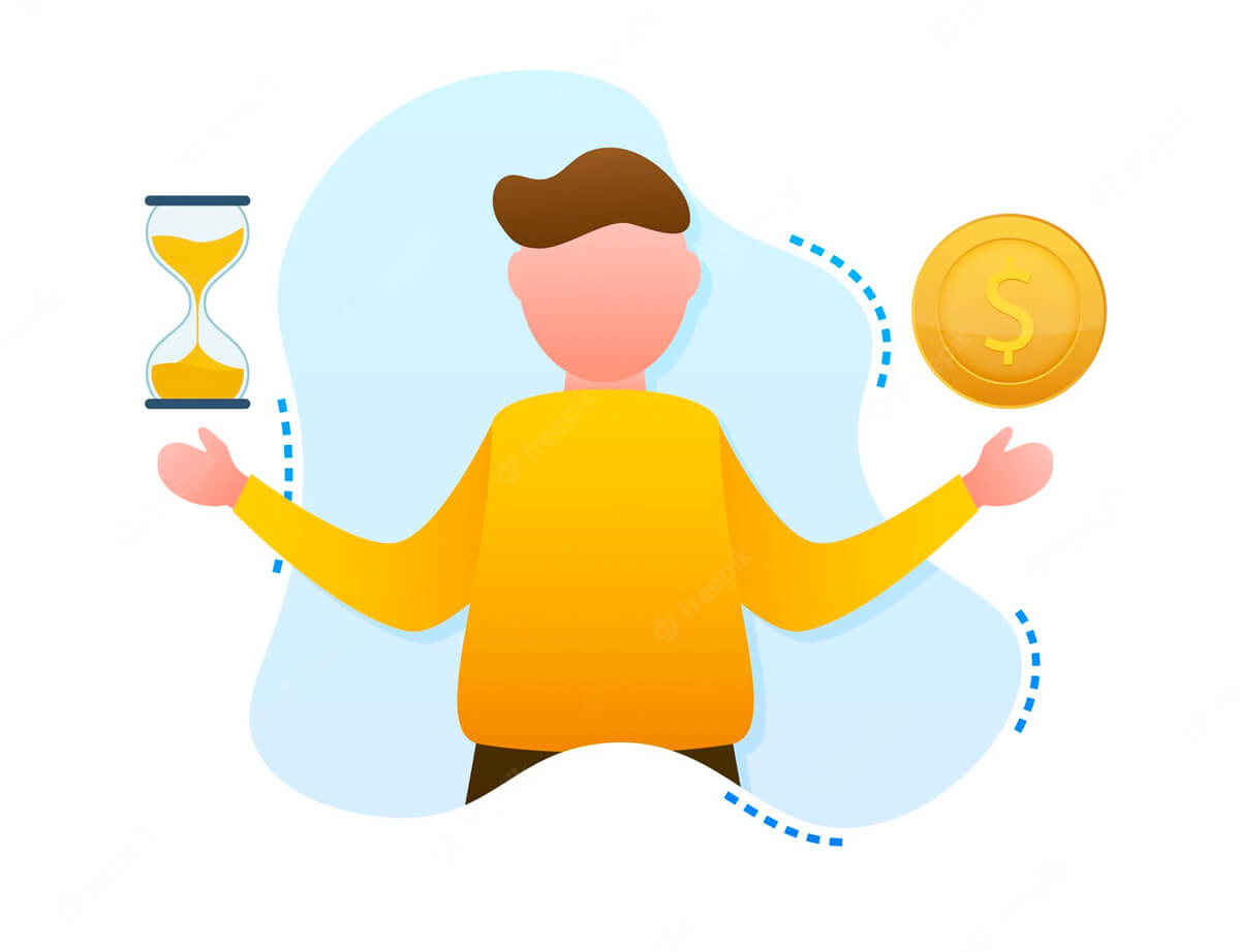 High ROI Business Balance Illustration